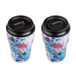 Термокружка, 450 мл, нержавеющая сталь, bright splash, серия 3D, PERFECTO LINEA