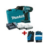 Аккум. дрель-шуруповерт MAKITA DF 347 DWE в чем. + АКЦИЯ (перчатки L Makita)