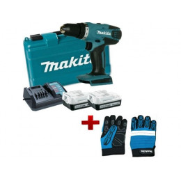 Аккум. дрель-шуруповерт MAKITA DF 347 DWE в чем. + АКЦИЯ (перчатки L Makita)