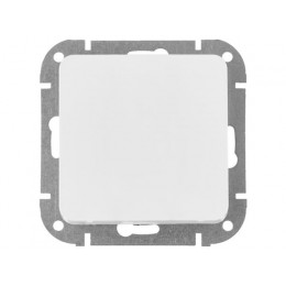 Выключатель 1 клав. проходной (cкрытый, 10А) белый, Astrum, BYLECTRICA