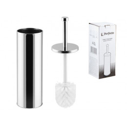 Ершик с подставкой, нержавеющая сталь, PERFECTO LINEA