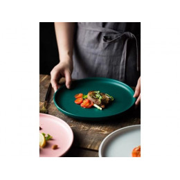 Тарелка десертная керамическая, 20.5 см, серия ASIAN, серая, PERFECTO LINEA