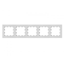 Рамка 5-местная белая, Astrum, BYLECTRICA