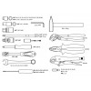 Набор слесарного инстр-та в чем. 72пр. ВОЛАТ