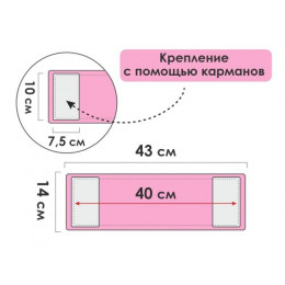 Сменная насадка для швабры из микрофибры, бордовая, PERFECTO LINEA