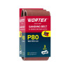 Шлифлента 100x914 мм P80 бесконечная 3 шт. для станка WORTEX GM 1528