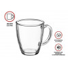 Кружка стеклянная, 350 мл, серия Джой (Joy), PERFECTO LINEA