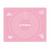 Коврик для теста с мерными делениями, силиконовый, 50х40 см, серия PINK, PERFECTO LINEA