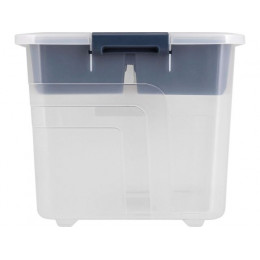 Ящик для хранения с лотком, 8 л., Bergen,  305х215х184 мм., натуральный, PLAST TEAM