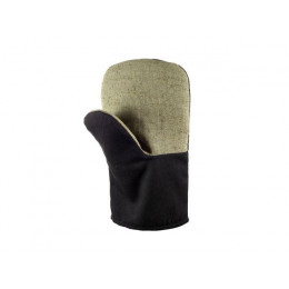 Рукавицы утепленные с брезентовым наладонником (ватин, темные) РФ (мин. риски)