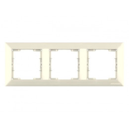 Рамка 3-ая горизонтальная кремовая, DARIA, MUTLUSAN