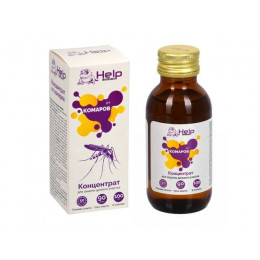 Концентрат от комаров более 50 соток, инсектицидный, 100 мл,  HELP