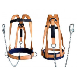 Удерживающая привязь УП-2Д+Строп Г (цепь)+а (амортизатор) (р-р L)