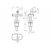 Крепеж для сиденья унитаза Универсал белый, ИнкоЭр
