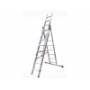 Лестница алюм. 3-х секц. 211/484/224 см 3х8 ступ. 14,3кг  NV3230 Новая Высота