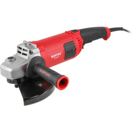 Двуручная углошлифмашина WORTEX AG 2326-5 в кор. 2400 Вт, 230мм, 6500 об/мин, плавн. пуск, поворот.