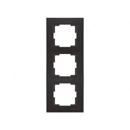 Рамка 3-ая вертикальная черная, RITA, MUTLUSAN
