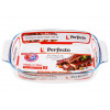 Форма из жаропрочного стекла, 2.7 л, с крышкой, прямоугольная, 344х223х61 мм, PERFECTO LINEA