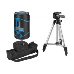 Нивелир лазерный BULL LL 2201 со штативом в кор. 2х120°, до 30 м, +/- 0.3 мм/м, зеленый