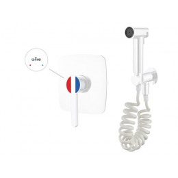 Смеситель для биде (Lt) D35, серия Lotus белый, a-five