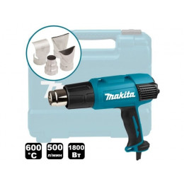 Термовоздуходувка MAKITA HG 6031 VK в чем. + набор сопл