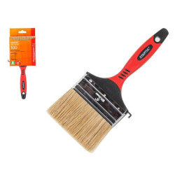 Кисть плоская 4"-100мм натур. щетина (стены, фасады) STARTUL PROFI