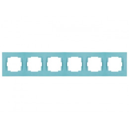 Рамка 6-ая горизонтальная синяя, RITA, MUTLUSAN