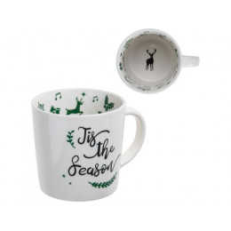 Кружка керамическая, 350 мл., SNOWFLAKE MAGIC-3, PERFECTO LINEA