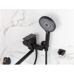 Смеситель для ванны (Lt) D35, серия Lily черный, a-five