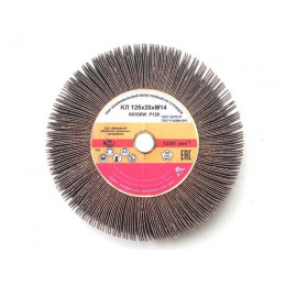 Круг лепестковый радиальный 125х20xМ14 Р100 (12Н) (ОАО "БАЗ")