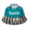 Щетка д/шлиф.маш. проволочная чашечная 75 мм MAKITA