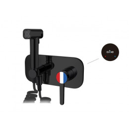 Смеситель для биде (Lt) D35, серия Lotus черный, a-five