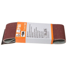 Шлифлента 75х457мм Р180 бесконечная 3шт. GEPARD (GP5008-180)