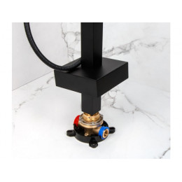 Смеситель для ванны (Lt) D35, серия Lily черный, a-five