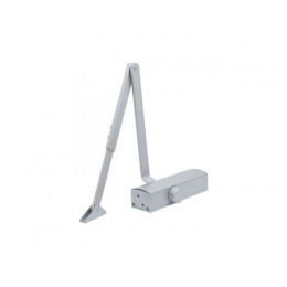 Доводчик дверной БУЛАТ PROFI  ДД 802/3 А-S (40-90 кг) серебро, морозостойкий