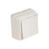 Выключатель 1-клав. (открытый) кремовый, BRON, MUTLUSAN