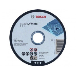 Круг отрезной 125х1.0x22.2 мм для металла Standard for Metal BOSCH