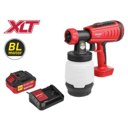 Аккум. краскораспылитель WORTEX CPS 1808 в кор. ALL1 XLT SET БЕСЩЁТ.ДВИГ., 18 В, 1 акк., 4 Ач, 10