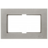 Рамка для 2-ой розетки титан, RITA, MUTLUSAN