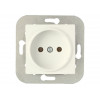Розетка 1-ая (скрытая, б/з) бежевая, Уют, BYLECTRICA
