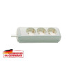 Удлинитель 1.5м (3 роз., 3.3кВт, с/з, ПВС) белый Brennenstuhl Eco-Line