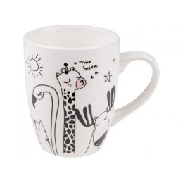 Кружка керамическая, 360 мл., FUNNY ANIMALS-3, PERFECTO LINEA