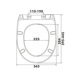 Сиденье для унитаза с микролифтом TANK, AV Engineering