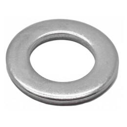 Шайба М10 плоская, нерж.сталь (А2), DIN 125 (500 шт в уп.)