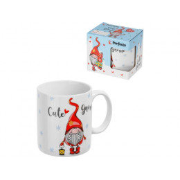 Кружка керамическая, в кор., 350 мл., CUTE GNOME-4, PERFECTO LINEA