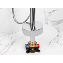 Смеситель для ванны (Lt) D35, серия Lotus хром, a-five