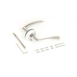 Ручка дверная "ОСКАР" CP (1320) хром АЛЛЮР