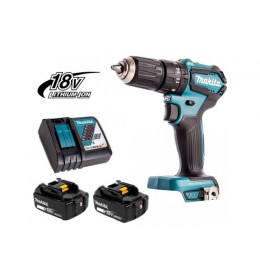 Аккум. ударная дрель-шуруповерт MAKITA LXT DHP 483 RTJ MAKPAC