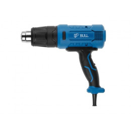 Термовоздуходувка BULL HG 5501 в чем. + набор сопл 1800 Вт, 3 скор., 50-550 °С, ступенч. рег.