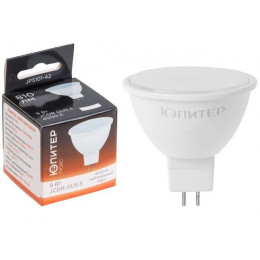 Лампа светодиодная JCDR 9 Вт 230В GU5.3 4000К ЮПИТЕР ЛЮКС